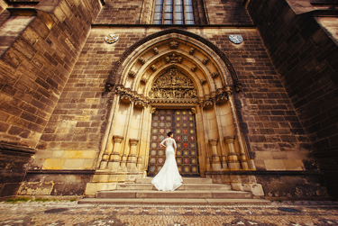 Basilica of St. Peter and Paul Prague Czech Republic Pre-Wedding Location