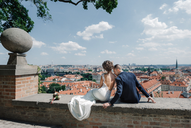 Garden of the Ramparts Prague Czech Republic Pre-Wedding Location