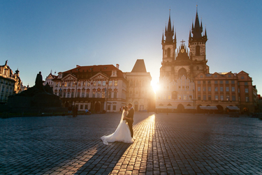 Old Town Square Prague Czech Republic Pre-Wedding Location