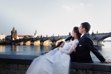 Vltava Prague Czech Republic Pre-Wedding Location