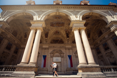 Wallenstein Palace Prague Czech Republic Pre-Wedding Location