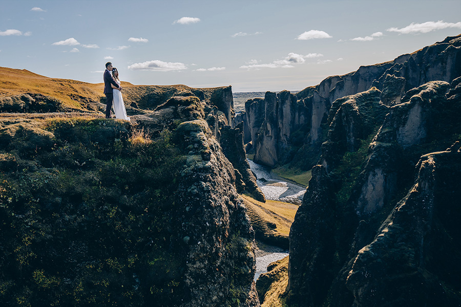 Iceland Waterfall Pre-wedding Photoshoot