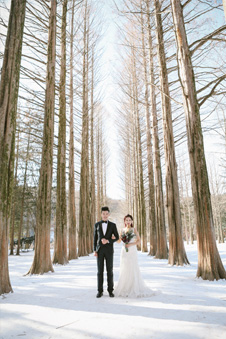 Nami Island Korea Pre-Wedding Photoshoot| OneThreeOneFour